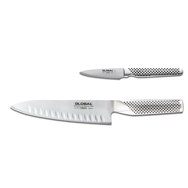 Global Knives Classic 2 Piece Knife Set Reviews Perigold   Global Knives Classic 2 Piece Knife Set 